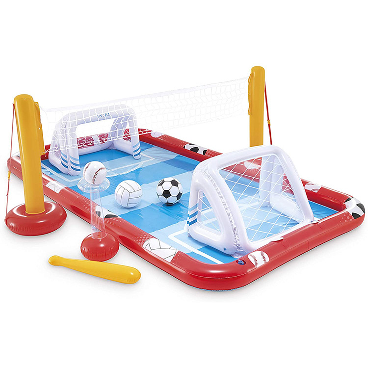 Factory spot PVC inflatable football volleyball golf set toy children water leisure toys