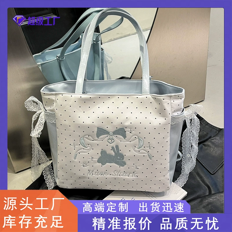 Повседневная простая сумка в корейском стиле, женская летняя новая модная милая сумка на плечо для девочек, модный текстурный рюкзак