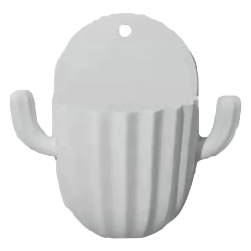 Кактус настенная трубка для хранения без перфорации настенный ящик для хранения мобильного телефона с дистанционным управлением ванная комната стеллаж для хранения зубных щеток зубной пасты