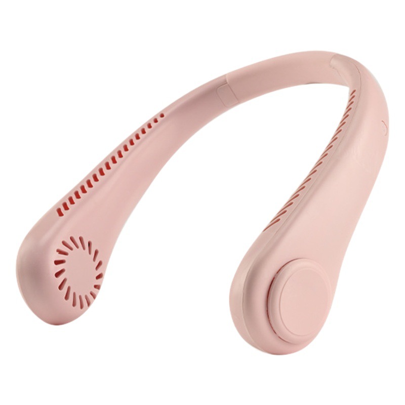 Nuevo ventilador de carga usb para el hogar, ventilador pequeño portátil para colgar el cuello al aire libre, mini ventilador sin aspas, cuello colgante