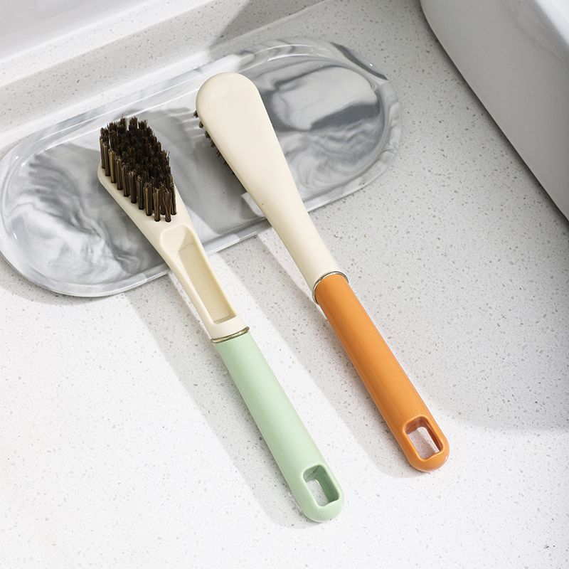 Cepillo de zapatos multifuncional de mango largo cepillo de zapatos de pelo suave limpieza doméstica cepillo de zapatos de ropa y zapatos al por mayor