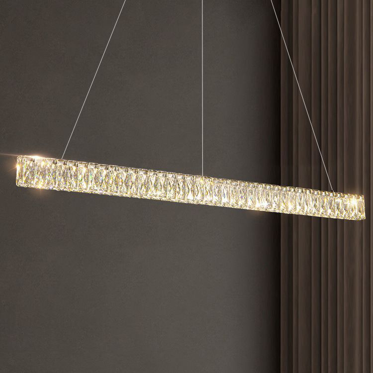 Postmoderno lámpara larga recepción moderna una luz Zhongshan barra de cristal diseño de lámparas de lámpara diseñador simple