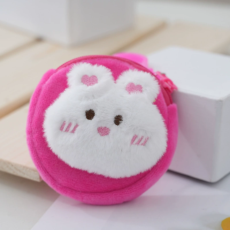 Children's cartoon plush doll, small organizer bag, wallet, backpack, bag accessory, pendant