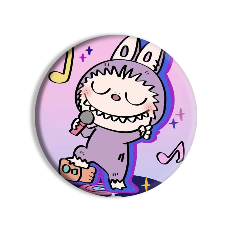 labubu かわいい漫画アニメーション周辺クリエイティブキャラクターバッジ|undefined