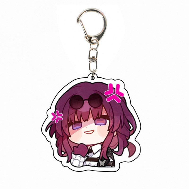 Anime Honkai: Star Rail Game Acrylic Keychain Paimon Dan Heng Bailu Pendant Wholesale Customizable