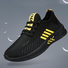 Men's Sports Shoes 2023 Spring New Fashion Casual Running Shoes Couple Shoes Mesh Flyknit Shoes Foreign Trade