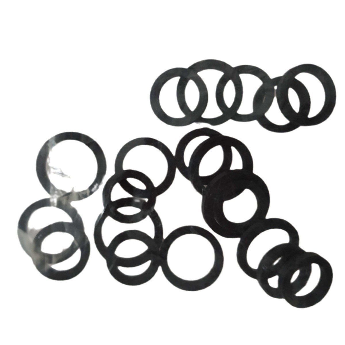 Rueda trasera mixta diámetro interior 9-13mm registrador titular de la tarjeta grabadora rueda trasera anillo de goma cinturón anillo de goma cuadrado 2mm