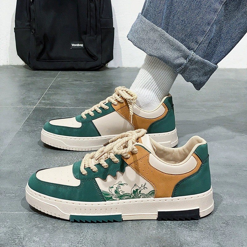 Трансграничная мужская обувь, новинка 2024, кроссовки, мужская повседневная спортивная обувь большого размера, модная дышащая модная обувь очень большого размера