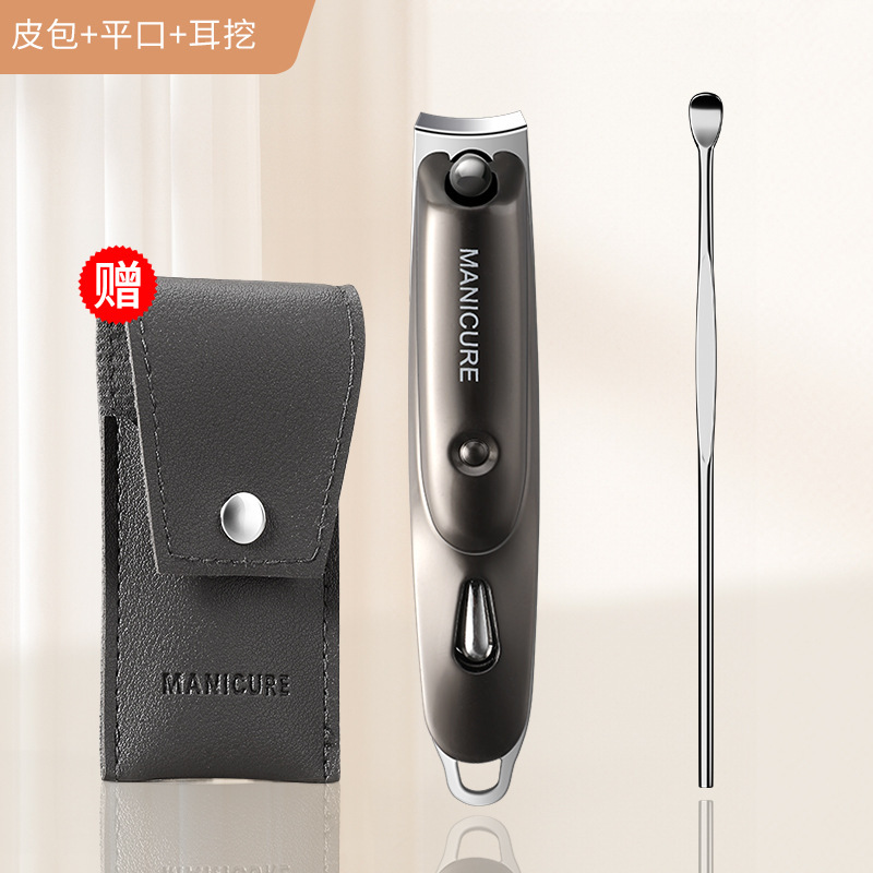 Cuchillo de uñas portátil regalo de cuchillo de uñas ajuste de pedicura en stock plegable único dedo tijeras de piel muerta biselada doméstica image 13