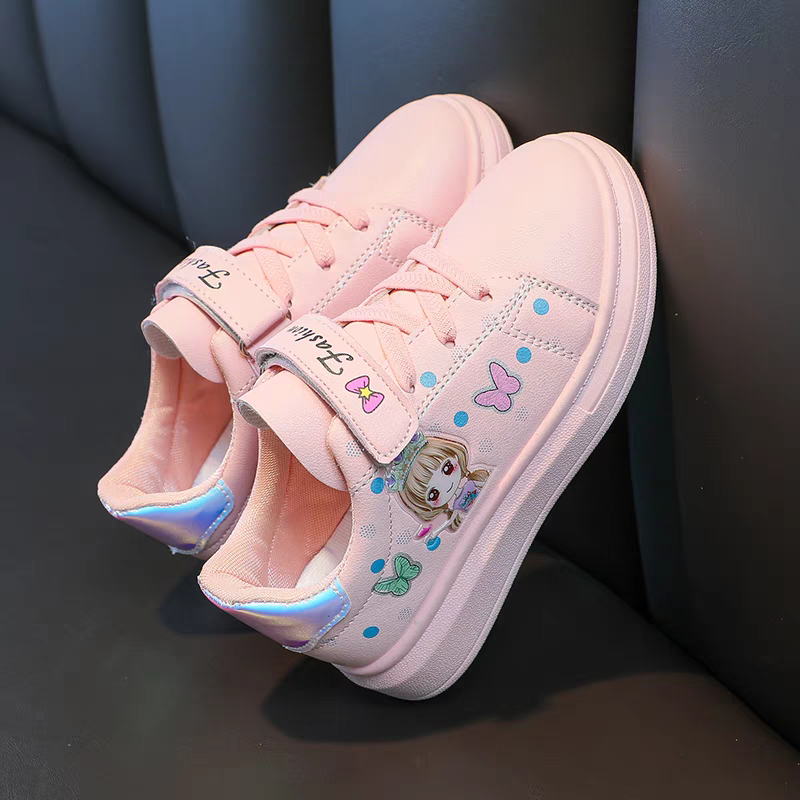 Zapatos para niñas para estudiantes 2025 modelos de primavera y otoño, zapatos deportivos para niños de mediana edad, zapatos para bebés, zapatillas casuales, zapatos para niños para niñas