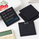 Pure black sticky note student creative note paper black label stickers high-looking tear n-Time note note note