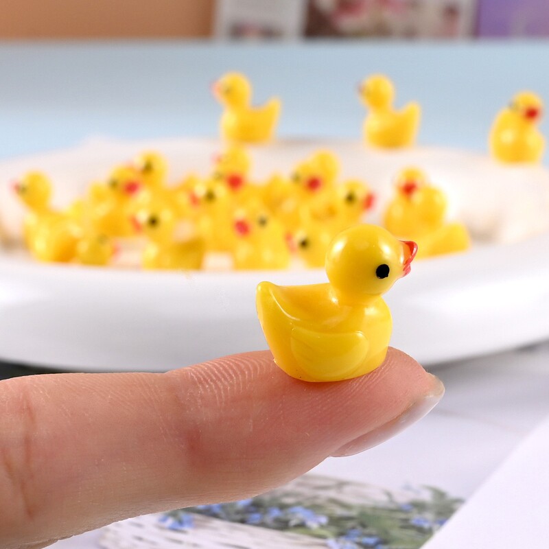 DIY Cross-Border Amazon Resin Jewelry Pendants, Ornaments, Hair Clips, Hairbands, Little Yellow Duck Bracelets, Handmade Pendants
