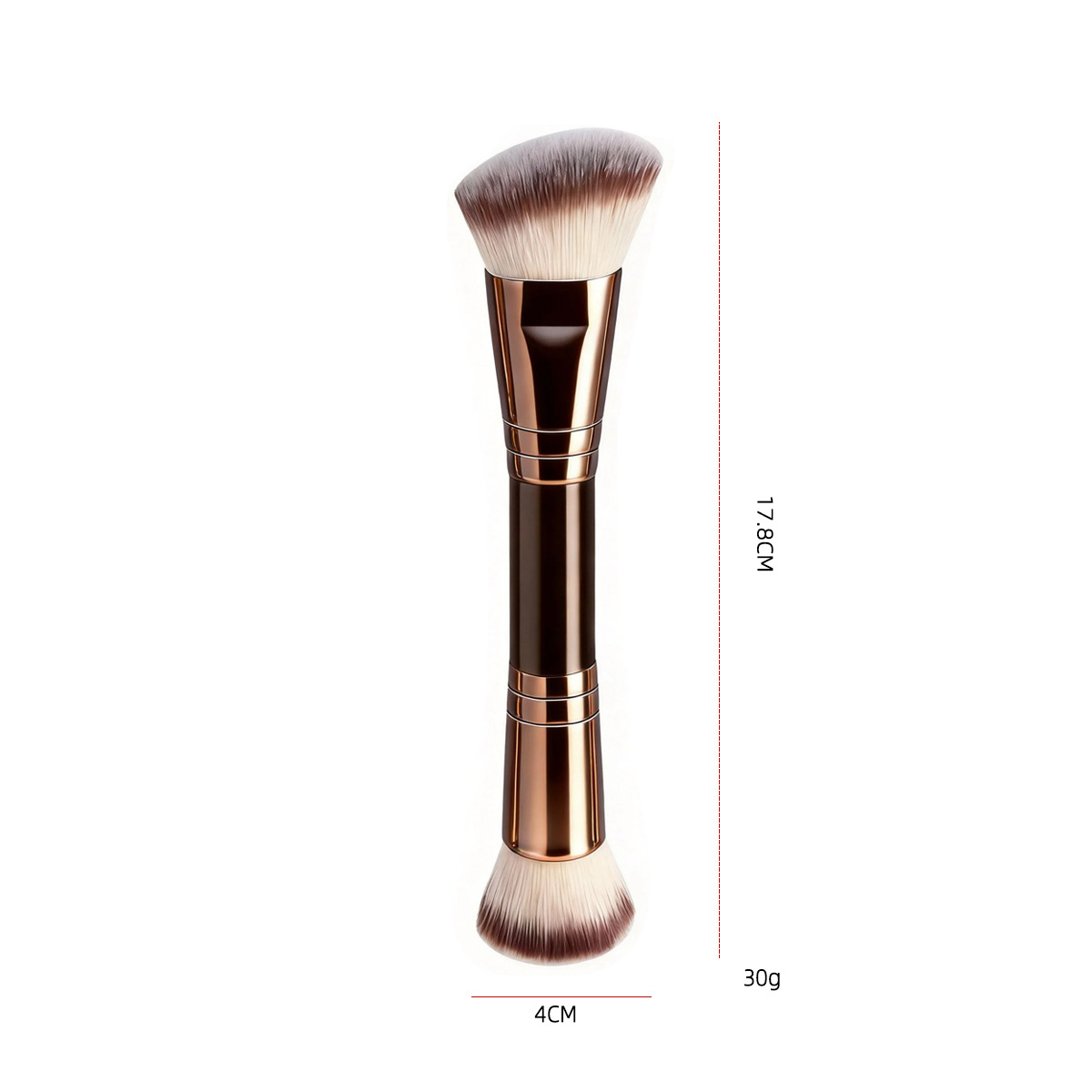 Tekli Makyaj Fırçası - Düz Balık Kuyruğu Fondöten Fırçası Pudra Fırçası Eyeliner Fırçası Burun Kontur Fırçası Allık Fırçası Göz Farı Fırçası Kapatıcı Fırçası