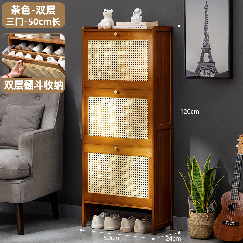 [초박형 24cm] 브라운 더블 레이어 - 도어 3개, 길이 50미터(메쉬 팁 버킷)