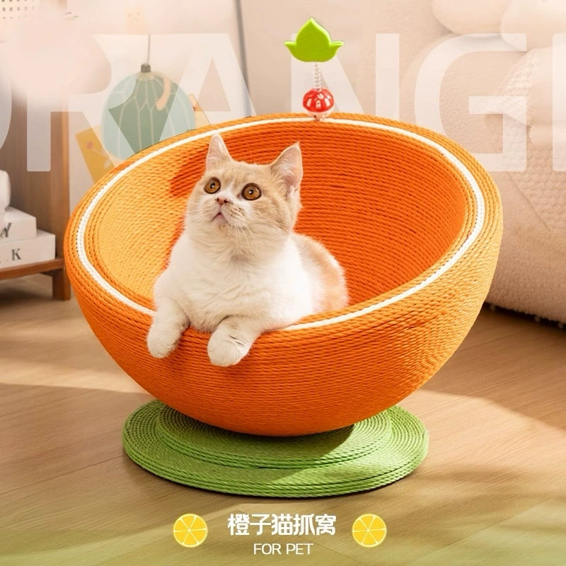 Сизаль высокоплотный плетеный кошачий покров кошачий гнездо один большой кошачий помолот коготь кошачий поцарапать кошачий таз для кошачьих игрушек