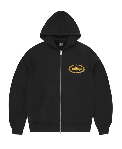 Black and yellow sweatshirt