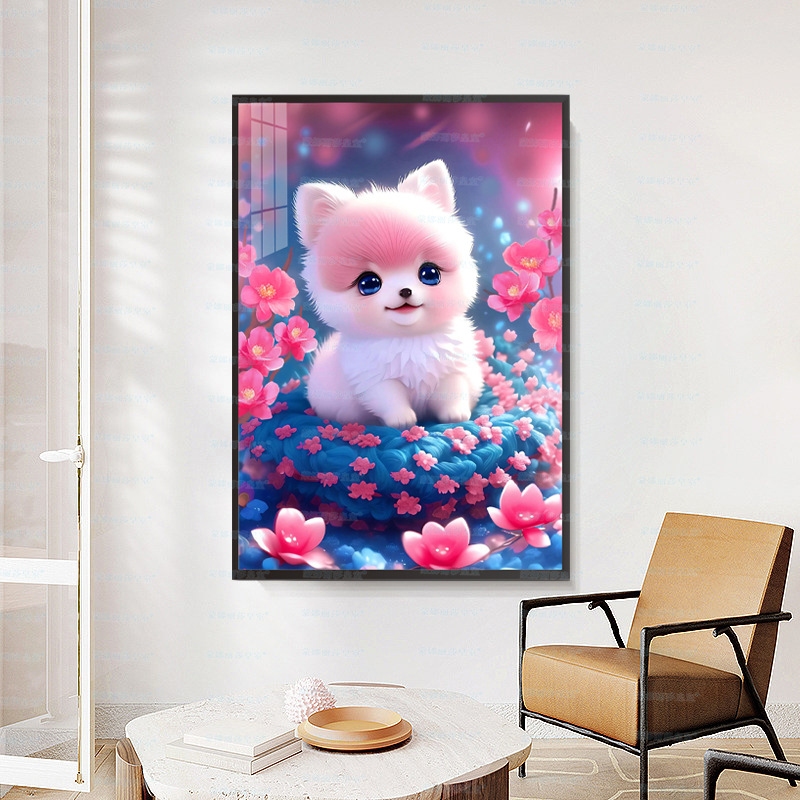 Monalisa Royal punto de cruz lindo cachorro II 2024 nuevo simple lindo hilo bordado curarse bordado image 5