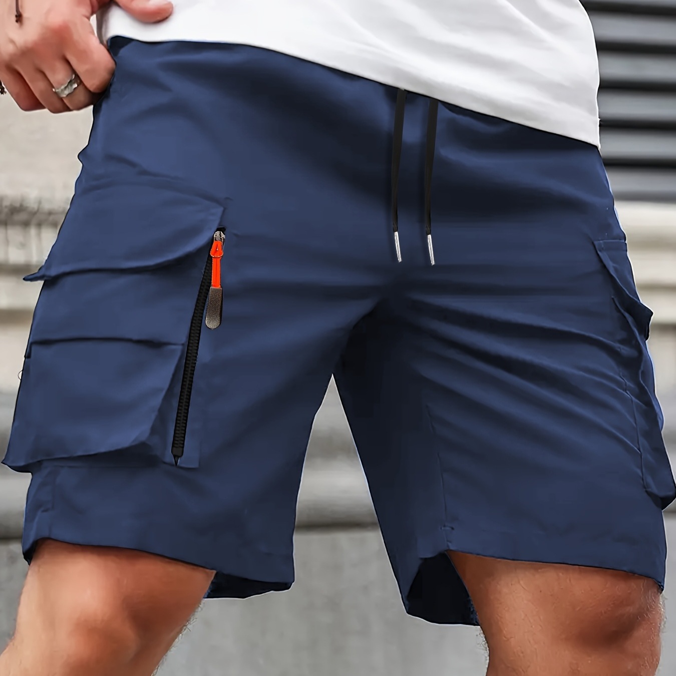 Cross-Border European Size Men's Loose Sports Shorts Casual Foreign Trade Cargo Shorts Men's Beach Shorts Five-Point Pants
