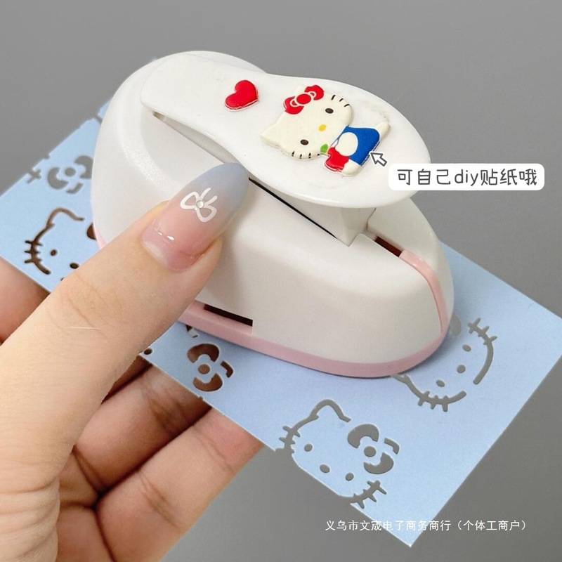 可爱KT压花器大号压花机手账猫咪图案diy手工材料印花机压图|undefined