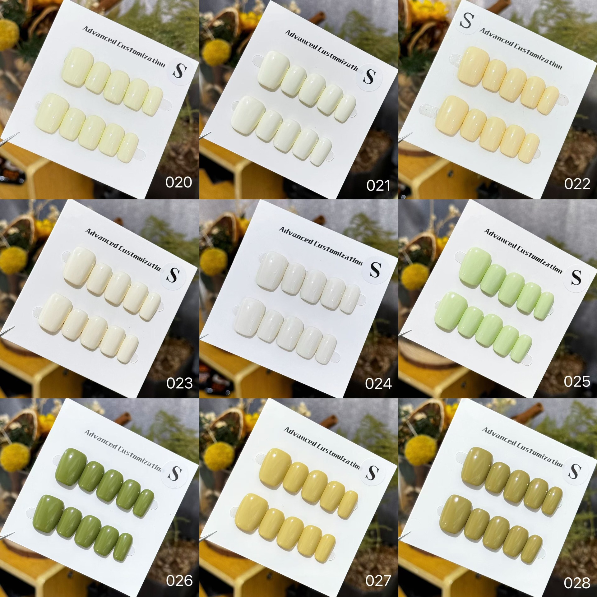 定制美甲纯手工穿戴甲纯色系列显白简约高级穿戴美甲贴假指甲