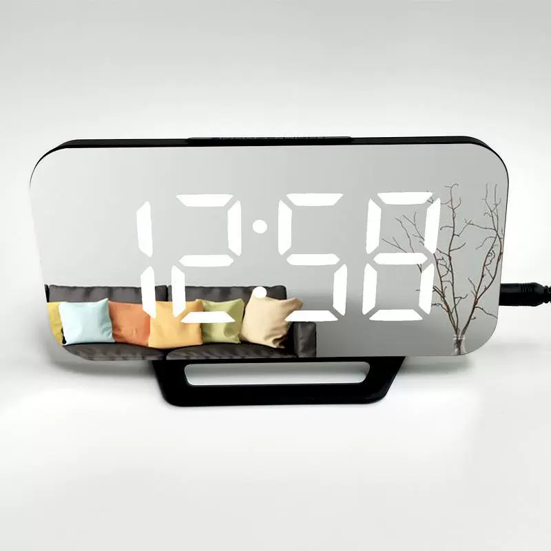 Завод в наличии светодиодный Многофункциональный Будильник с цифровыми часами USB ультратонкие электронные часы с большим экраном