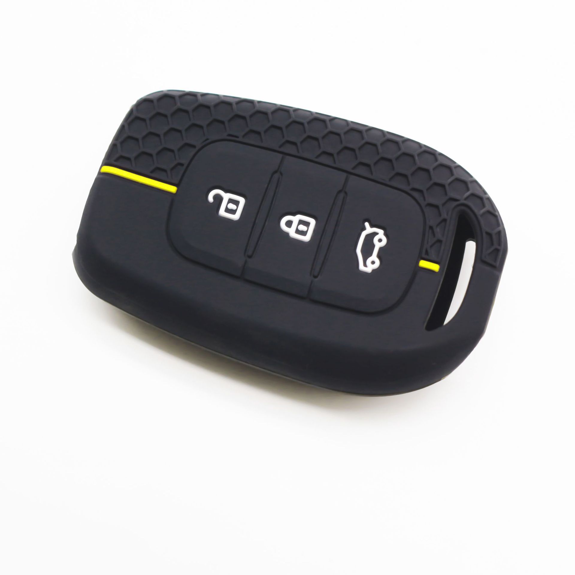 Cross-border applicable Renault Coreau Folding 3-key Hollow Silicone Key Case Corega Honeycomb Key Case