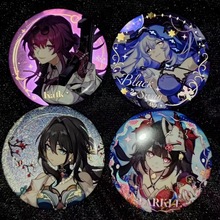 崩坏星穹铁道黑天鹅卡芙卡花火阮梅75mm徽章双闪吧唧谷子周边