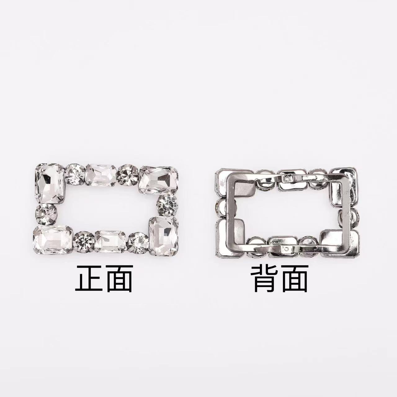 Todo fósforo de hardware soldadura zapato hebilla zapatos de mujer metal rhinestone zapato flor decoración superior accesorios de zapatos extraíbles accesorios de punta