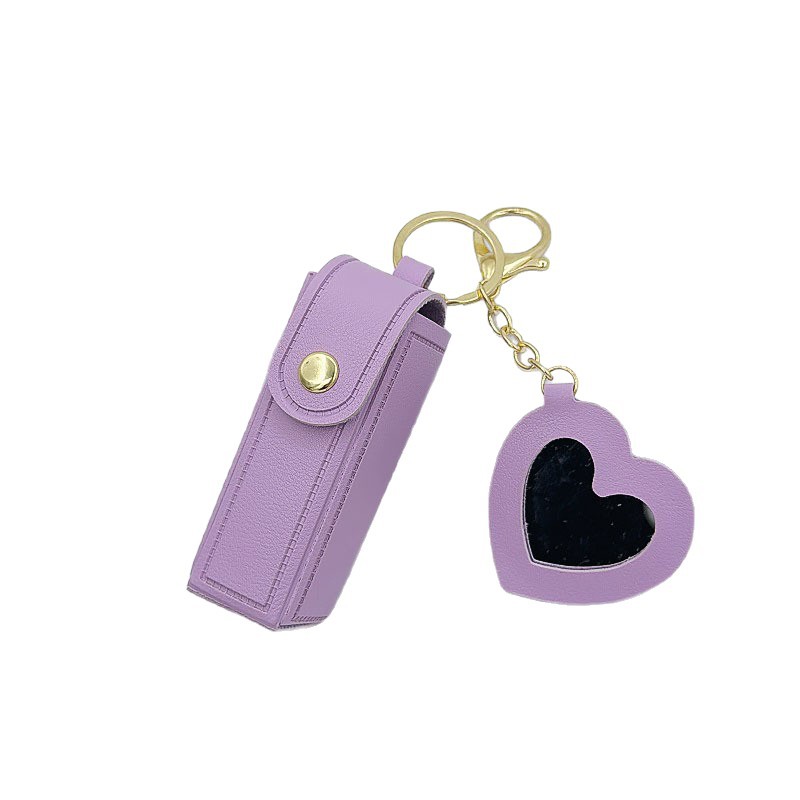 Bolsa de lápiz labial portátil llavero bolso de maquillaje portátil bolso de regalo bolso de cambio bolso de almacenamiento mini lápiz labial colgante
