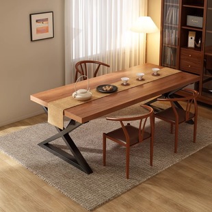 Tea Table and Chair Combination Table Five-Chair Tea Table Negotiation Table Modern Simple Balcony Large Board Tea Table New Chinese Style Tea Table