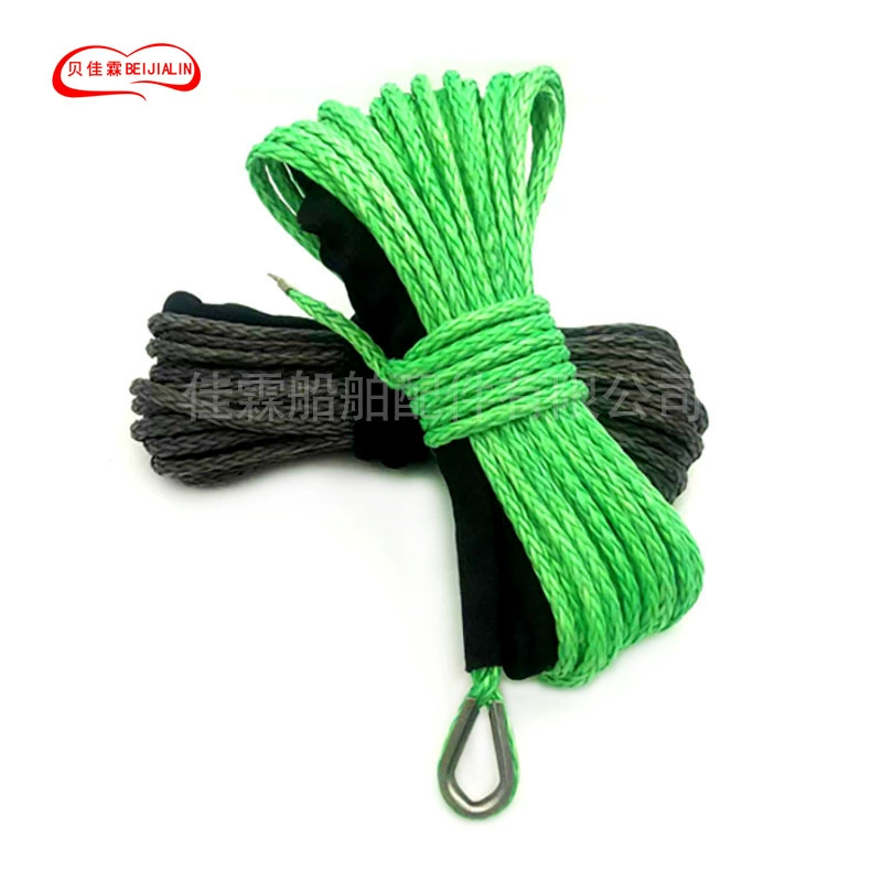 Производитель производит троса лебедки внедорожника ATV полимерный буксирный трос