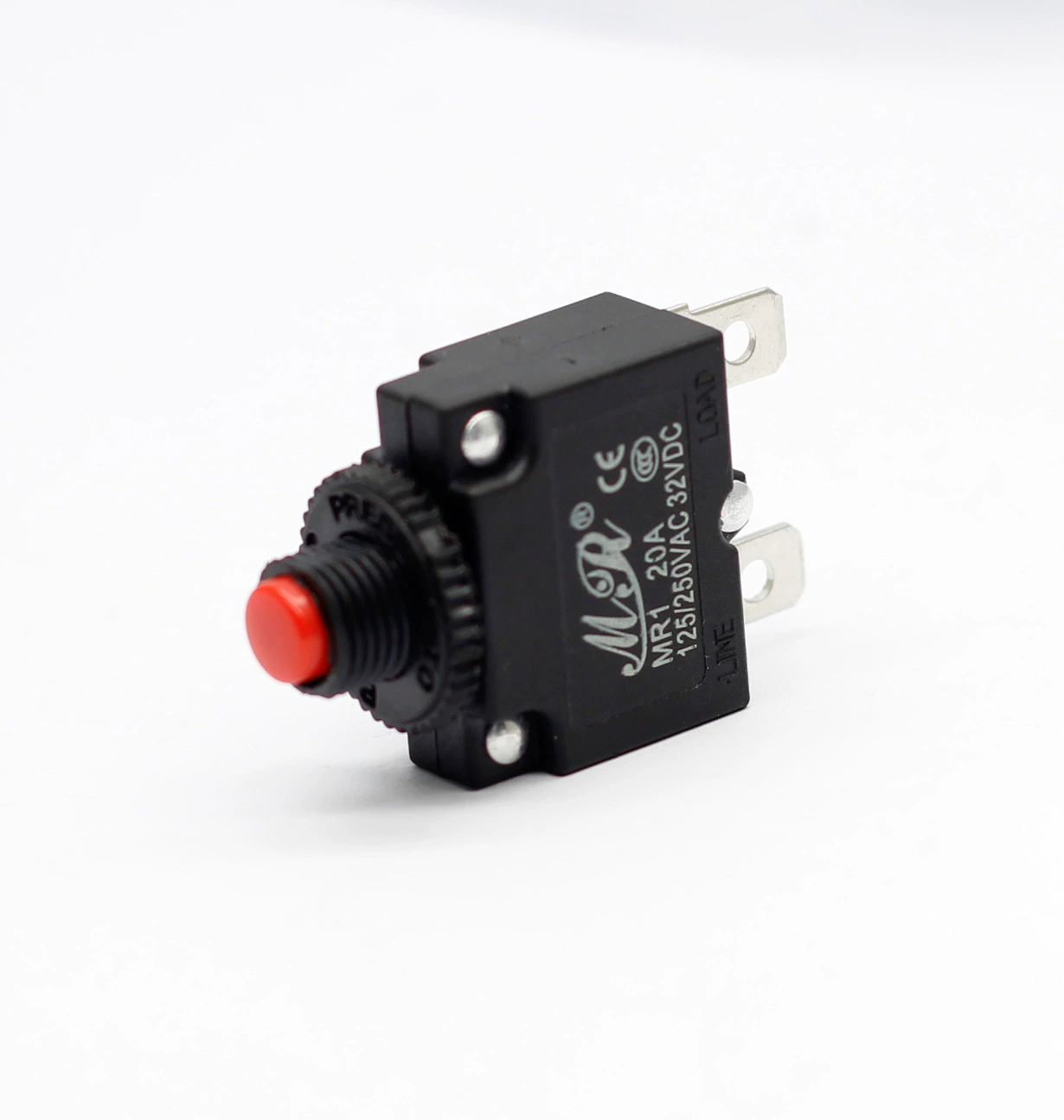 Protective red button, 32, 125v, 250v, (Physicals)
