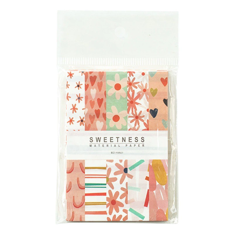 Yanji серия сладких принадлежностей материал бумага художественное кружево плед DIY Журнал бирка база декоративная бумага для заметок