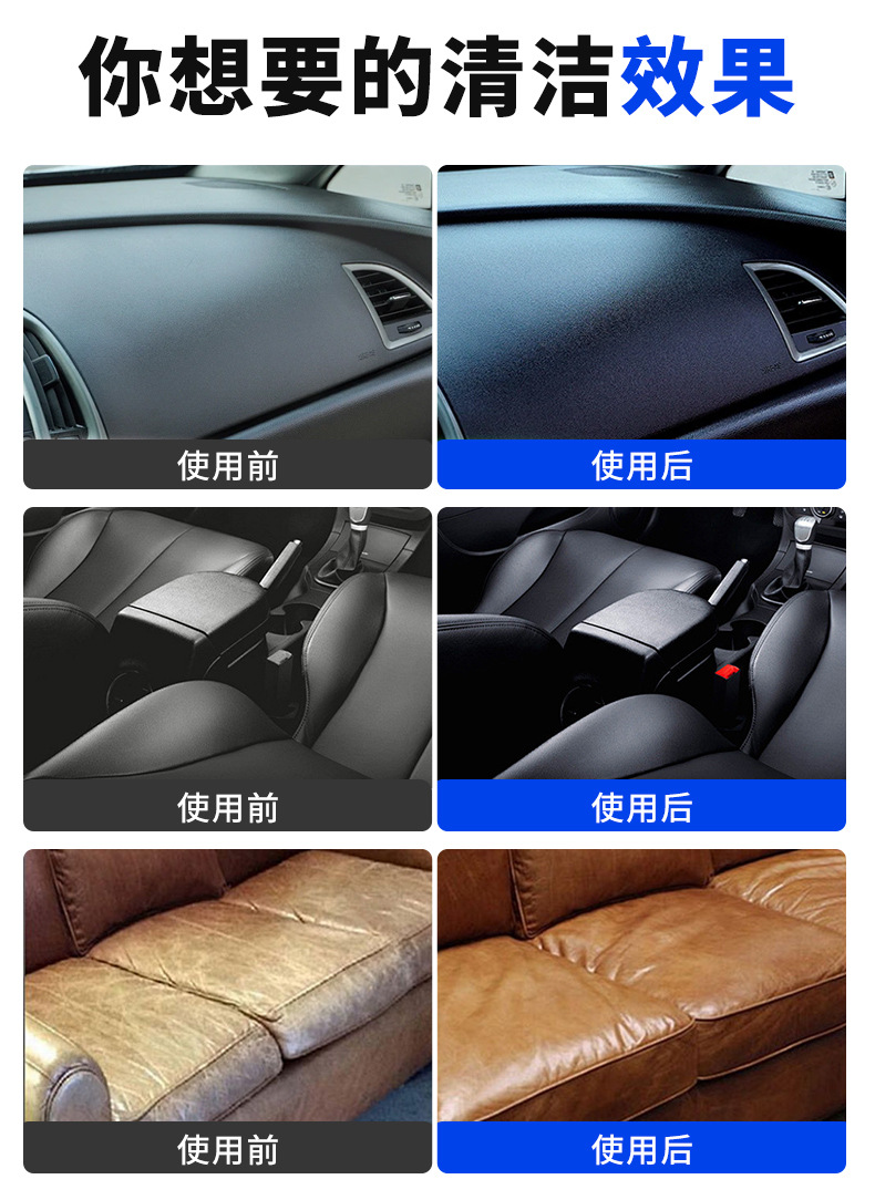 Dashboard Wax, Car Interior Plastic Parts, Leather Refurbishment Agent, Car Dashboard Wax, Stain Removal, Polishing and Maintenance Agent, Wholesale