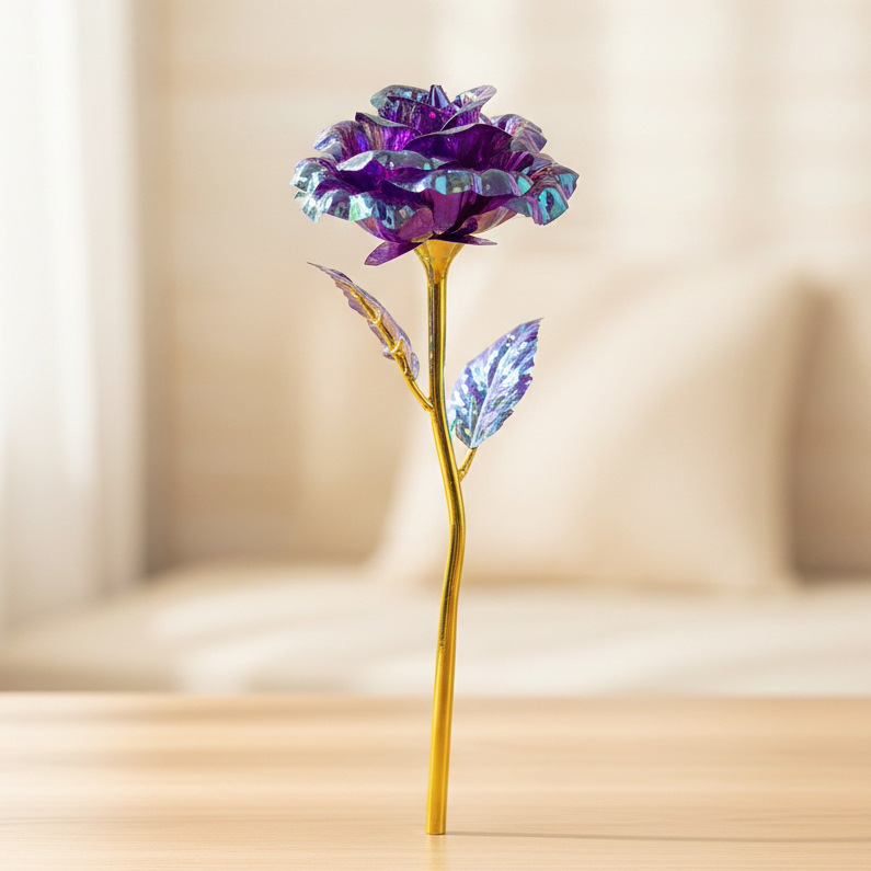 Jiao Yan flores eternas flores bonos de oro simulación del día de la madre creativo regalos del día de San Valentín regalos al por mayor transfronterizos