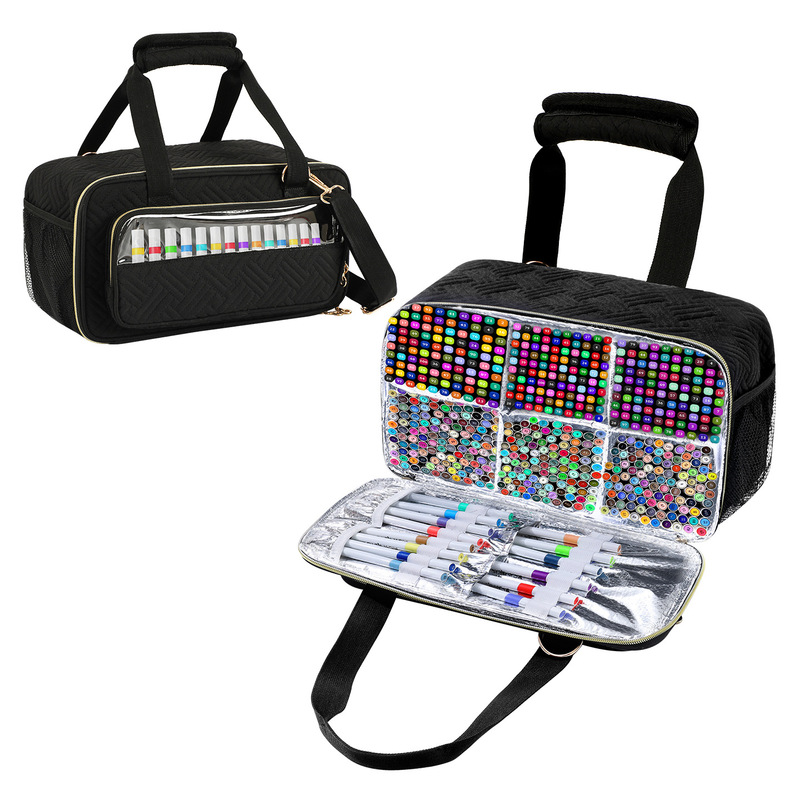 Cross-Border Marker Pen Storage Bag, Art Paint, Portable Outdoor Sketching Brush Tool Kit, Bead Storage Cross-Border Marker Pen Storage Bag, Art Paint, Portable Outdoor Sketching Brush Tool Kit, Bead Storage