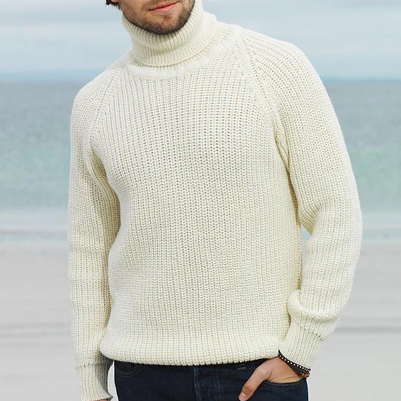 Autumn and winter new plus size men's and women's turtleneck knitted sweater nostalgic retro solid color long sleeve pullover base shirt tide Autumn and winter new plus size men's and women's turtleneck knitted sweater nostalgic retro solid color long sleeve pullover base shirt tide