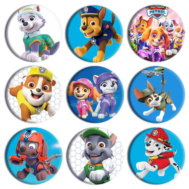 Paw Patrol Cartoon Puppy Archie Student Gifts Gift Badge Pendant Jewelry
