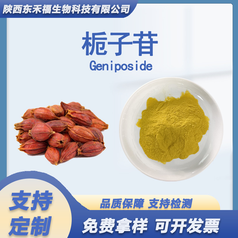 栀子苷30%栀子提取物京尼平苷水溶食品级栀子粉Geniposide 栀子甙
