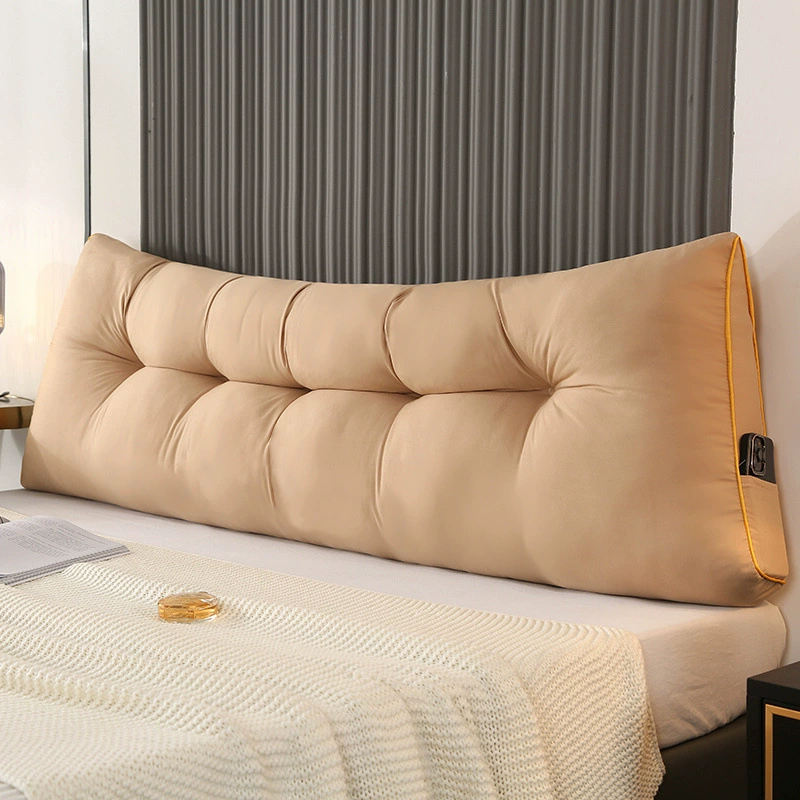 Треугольная подушка для изголовья, подушка для кровати, двойная спинка, мягкая поясничная поддержка, диван, спальня, татами, поясничная поддержка, большая подушка HF.