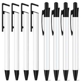 热转印圆珠笔热升华笔金属带涂层金属铝杆笔烤箱DIY中性圆珠笔