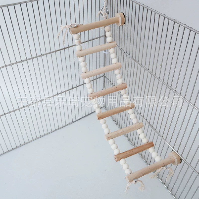 Лестница для скалолазания для попугаев из цельного дерева лестница для птиц клетка для птиц, чтобы облегчить скуку аксессуары для игрушек поставки производителей прямые поставки