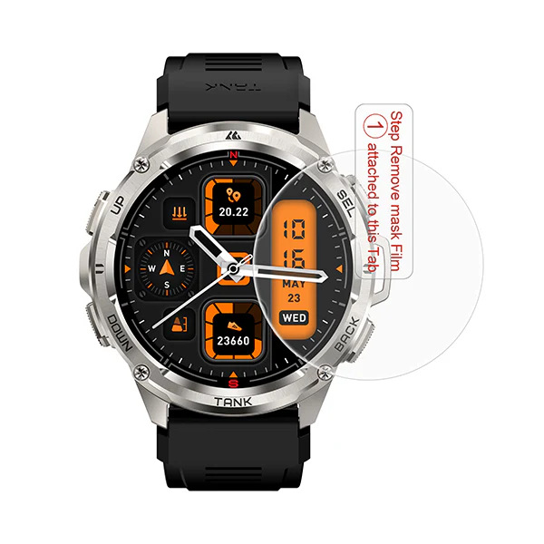 适用Kospet Magic R10手表钢化玻璃保护膜Tank T3 Ultra 2 智能镜