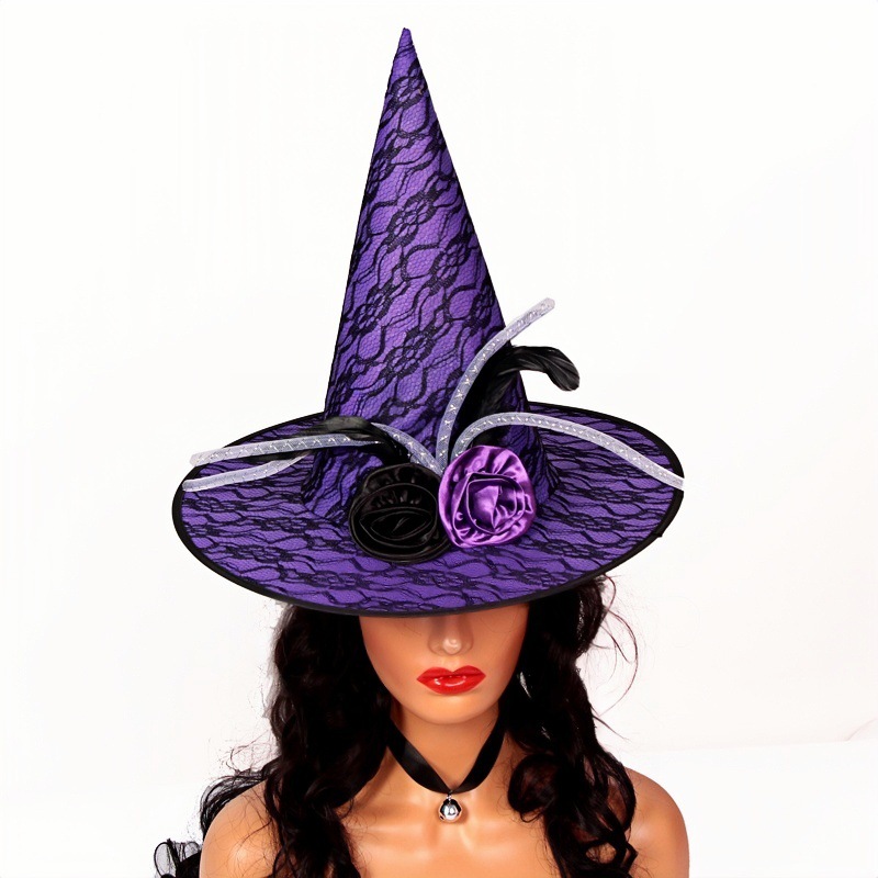 Sombreros de bruja de Halloween Sombreros de baile Sombreros de fiesta Sombreros de bruja de Halloween Sombreros de bruja mágica