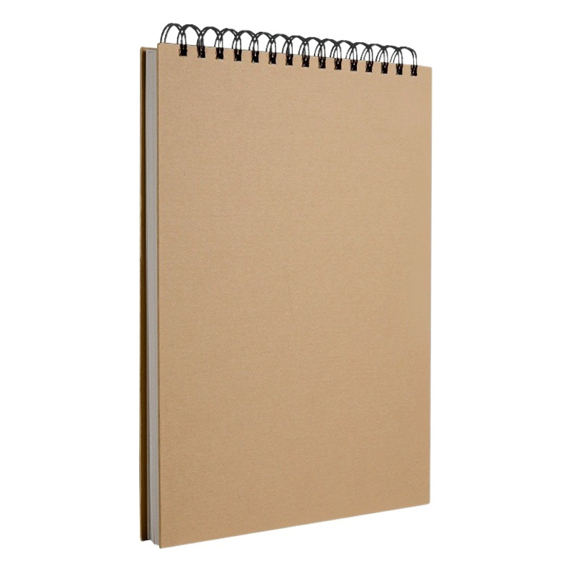 Cross-Border 8K Sketchbook, Thickened 160g Blank Drawing Book, A4 Office Drawing Notebook, Simple Spiral Notebook Wholesale