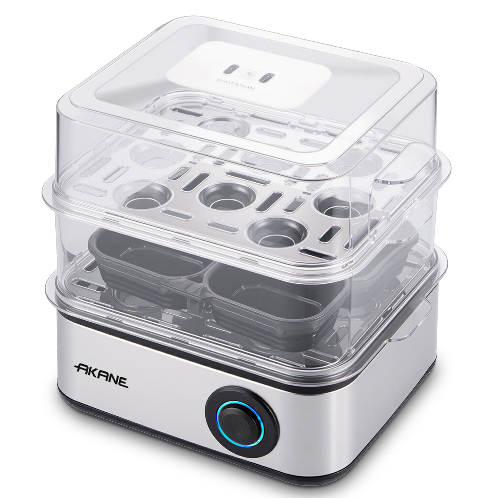 AKANE - Cucina automatica standard europea per uso domestico, multifunzione con doppio strato per la cottura a vapore e la preparazione di uova alla coque._voghion.com