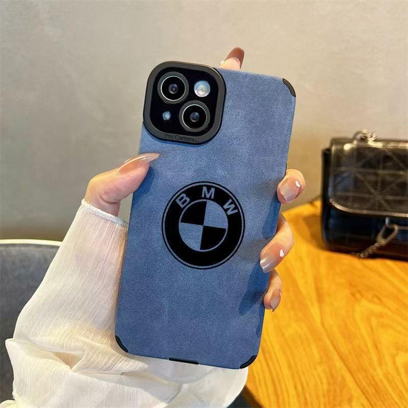 The New Bmw Logo Is Suitable for Iphone17Promax Mobile Phone Case, Anti-Fall Protective Cover for Apple 16Pro 15, and 13