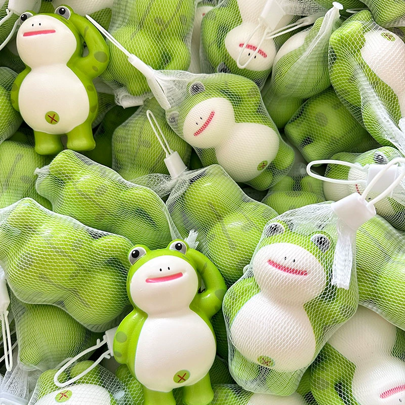 Игрушка, милая кукла, слайм, антистресс, лягушка, интернет-хит
