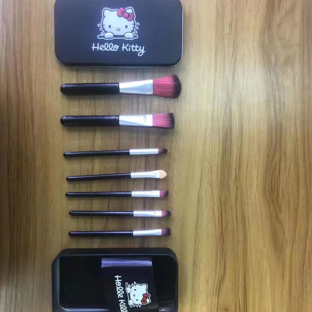 7 cepillo de caja de hierro cepillo de sombra de ojos cepillo de caja de hierro fábrica de maquillaje venta directa de gran cantidad de maquillaje limpio al año todo