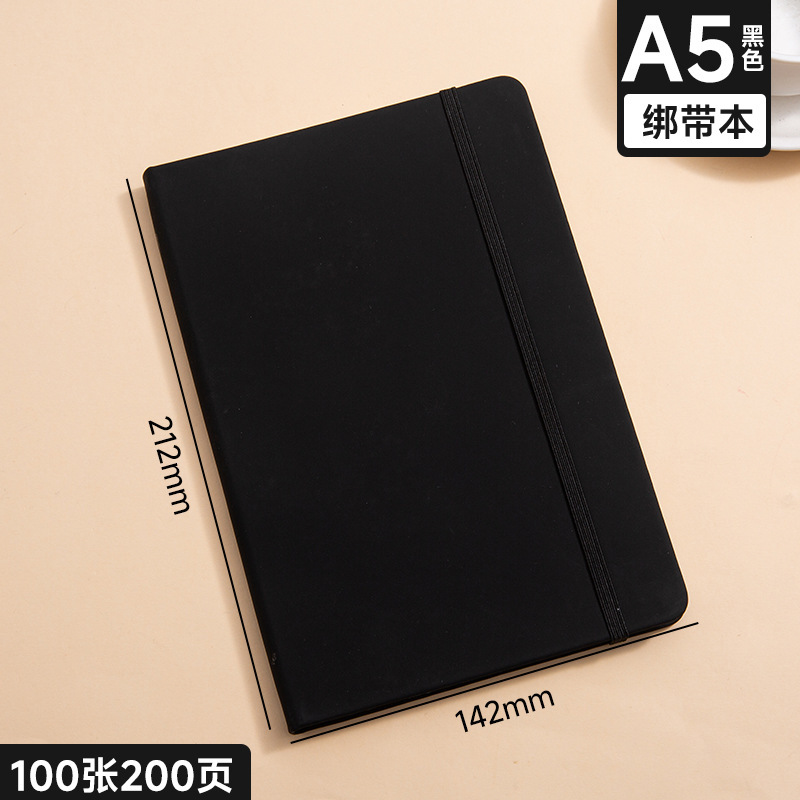 A5 ストラップノートブックカスタムロゴ工場直販ビジネスオフィス厚みのあるメモ帳ノートブック日記卸売|undefined